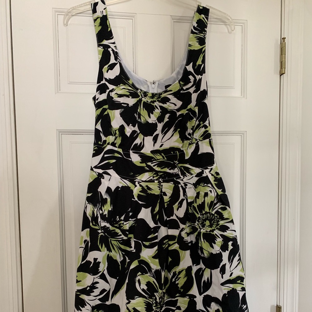 Tea dress with bow knot swing dress